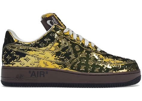 af1 louis vuitton gold|lv air force 1 price.